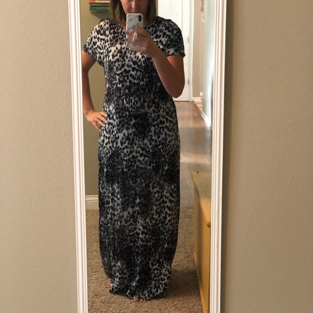 Lularoe leopard Maria dress